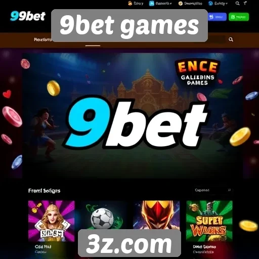 Acessibilidade e design do site 9bet games