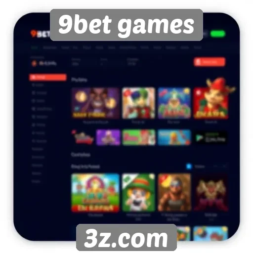 Interface e usabilidade do site 9bet games