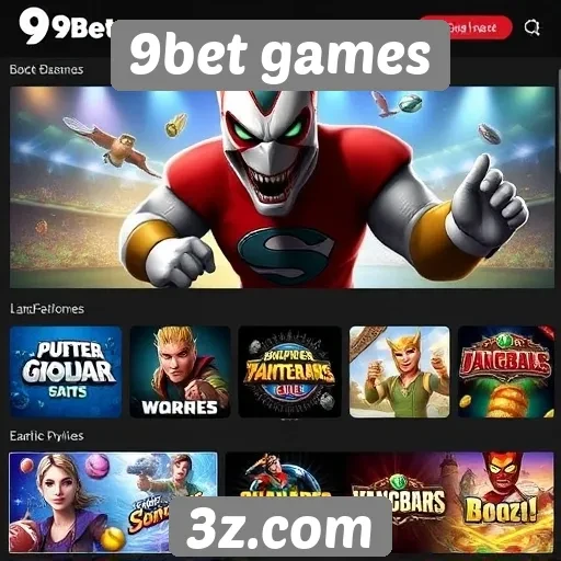 Comparativo de jogos oferecidos no 9bet games